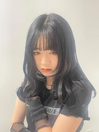 ロング コトミ【メンズ】 【曲がる縮毛矯正】のヘアスタイル