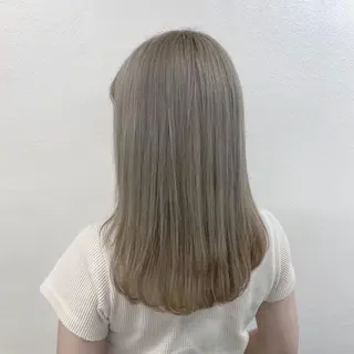 ロング カラー ヘアアレンジ 🤍韓国ヘア特化 🤍力丸🤍のヘアスタイル