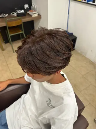 ショート ハイトーン/デザイン /パーマ/本田誠人のヘアスタイル