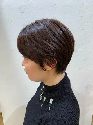 ショート レイヤー/縮毛矯正 髪質改善/e_kiのヘアスタイル