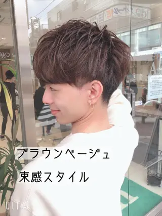 ショート カラー ヘアアレンジ メンズ メンズパーマ特化/ メッシュ/薫/店長のヘアスタイル