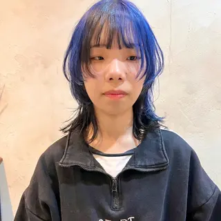 セミロング カラー 矢澤涼夏 🎀ツヤ髪のヘアスタイル