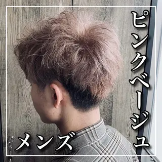 ショート カラー パーマ メンズ ワダ カイのヘアスタイル