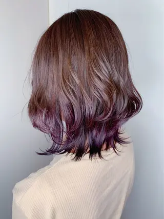 カラー adore/ ヒナのヘアスタイル