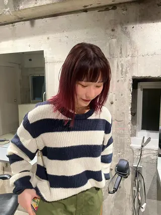 ミディアム カラー メンズ 🦮shiori アイドルオタク🦮のヘアスタイル