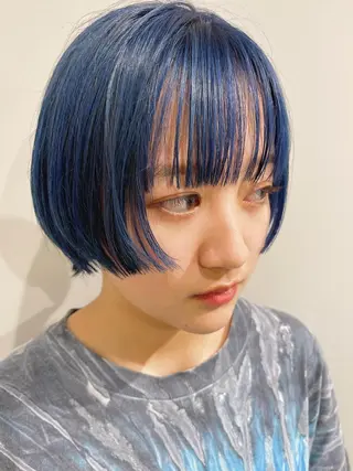 ショート カラー kyon.hair 韓国カットカラーのヘアスタイル