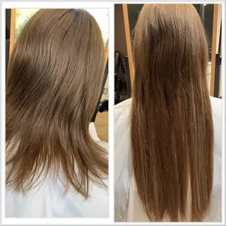 セミロング エクステブリーチ矯正 griFFicaのヘアスタイル