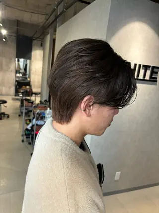 パーマ メンズ _WHITE / KENTOのヘアスタイル