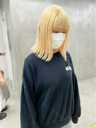セミロング カラー レイヤーカット 🪩yurikaのヘアスタイル
