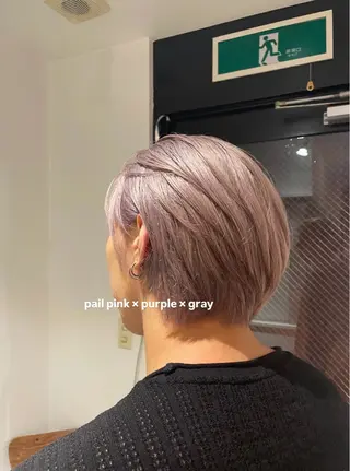カラー メンズ 艶カラー/レイヤー /ボブ🌒Ameriのヘアスタイル