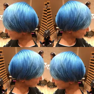 ショート カラー メンズ 大久保 隆蔵のヘアスタイル