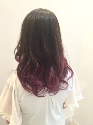 ミディアム セミロング ロング カラー ハイトーン×髪質改善 KENTAのヘアスタイル