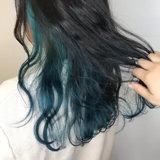 ロング カラー LUXBE LUCE ひなののヘアスタイル