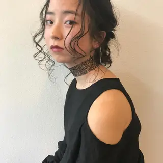 セミロング ヘアアレンジ 絶対カワイイ保証💕 カワノチヒロのヘアスタイル