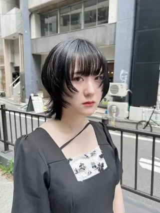 ショート 🐺立川のウルフ屋 さん🐺おかみ🐺のヘアスタイル