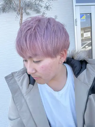 カラー メンズ 【un】 MANAのヘアスタイル