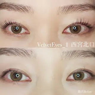マツエク・マツパ velveteyes ＊yukiのマツエク・マツパデザイン