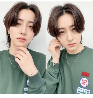 ショート HAIR＆MAKE EARTH  戸塚店所属・透明感デザインカラー /髙橋/白髪ぼかし可のヘアスタイル