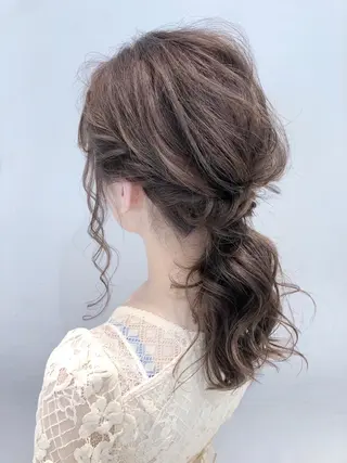 セミロング カラー ヘアアレンジ 韓国ヘア🇰🇷 トヨキトキコのその他イメージ