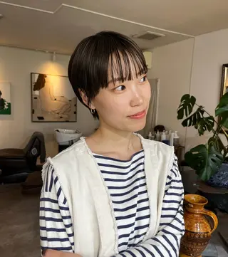 ショート カラー タマムラ　ミヅキ🌙 HOWDYのヘアスタイル