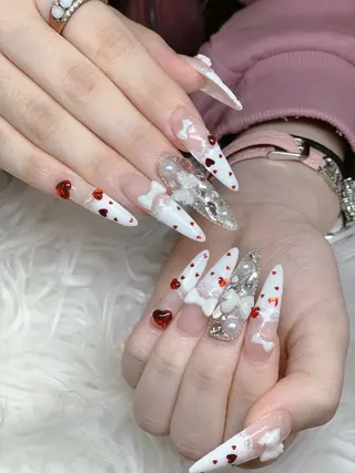 ネイル ミン ゴテゴテネイルのネイルデザイン