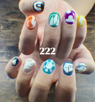 メンズ ネイル 222Nail [稲田さやか]のネイルデザイン