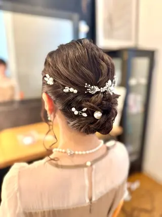 ミディアム 札幌円山ヘアメイク/ バーガスのヘアスタイル