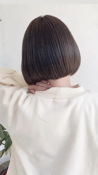 ショート カラー 京都大人女性ショート 徒歩1分/秋山のヘアスタイル