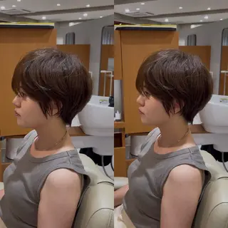 ショート ショート/くびれボブ /MAHIROのヘアスタイル