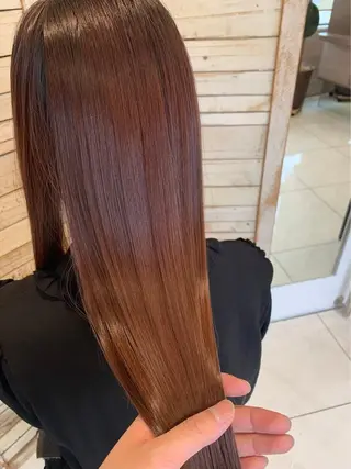 ロング カラー メンズ毛流れ 縮毛特化/土屋丈のヘアスタイル