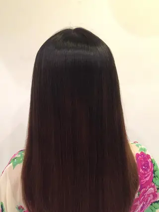 ロング 元重 宣博のヘアスタイル
