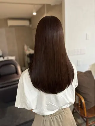 ロング カラー 髪質改善✨艶髪✨ レイヤーカット 田畑のヘアスタイル