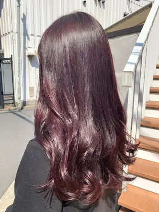 ミディアム カラー 薄田 珠美のヘアスタイル