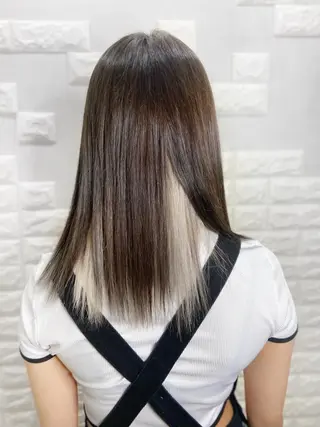 ミディアム カラー ヘアアレンジ 次世代シールエクステ 錦糸町 小泉 朋之のヘアスタイル