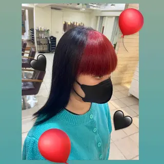 ミディアム カラー 元地雷系美容師🫶 RYUSEI🐈⬛のヘアスタイル