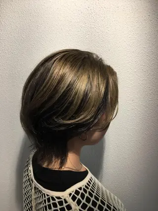 ショート カラー FABLE HAIR ファブル難波・心斎橋のヘアスタイル