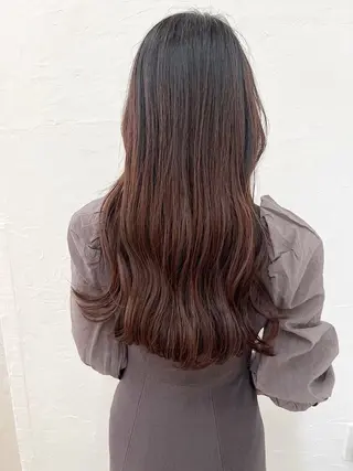 ロング カラー 本間 絵理奈‎のヘアスタイル