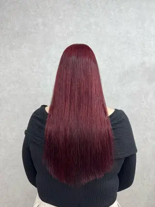 ロング カラー 🍎暖色カラーで大人 可愛く🍒齋藤すみれのヘアスタイル