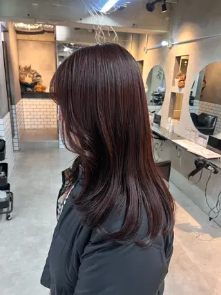 ロング カラー 内山 あすかのヘアスタイル