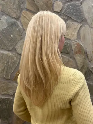 セミロング 青木 しえなのヘアスタイル