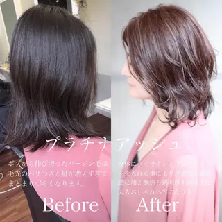 ミディアム 成松 勇治のヘアスタイル