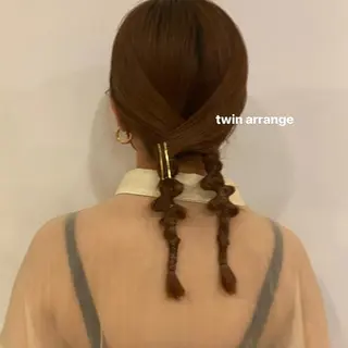 ミディアム ヘアアレンジ 暖色カラー/レイヤー 🌙 オノユリカのヘアスタイル