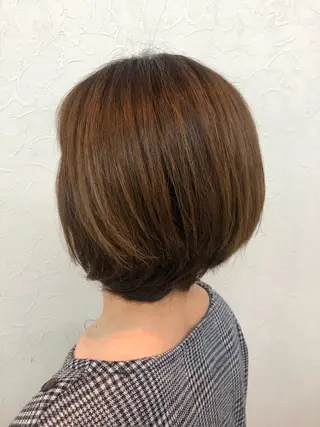 ミディアム IDo21いど美容室 勝井友恵のヘアスタイル