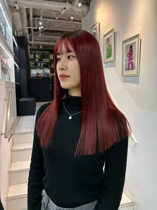 ロング カラー 🍎ハイトーンカラー /MANA🍎のヘアスタイル