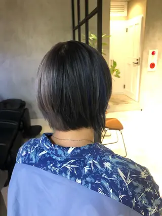 ショート カラー パーマ ヘアアレンジ メンズ キッズ ネイル マツエク・マツパ アイブロウ ショートヘア原宿 fifth コシのヘアスタイル