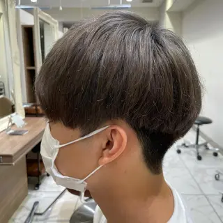 ショート カラー メンズ 【メンズ縮毛矯正】 田中秀斗のヘアスタイル