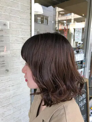 ミディアム 西山 恵太郎のヘアスタイル
