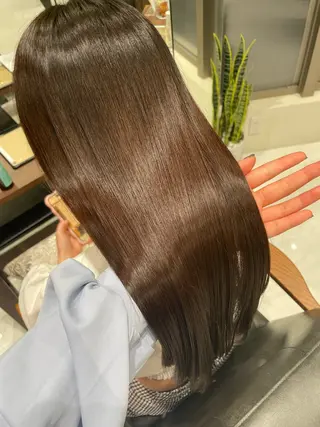 ロング mion🦋韓国ヘア 透明感カラー🫧のヘアスタイル