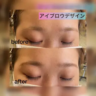 アイブロウ 菊入明海/マツパ/眉 ワックスのマツエク・マツパデザイン