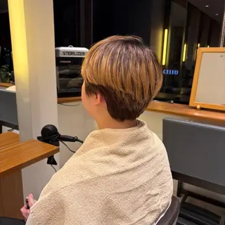 ショート メンズ 森田 玲央のヘアスタイル